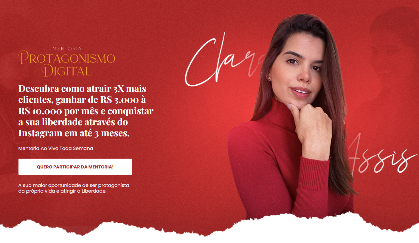 Print do site Clara Cassis