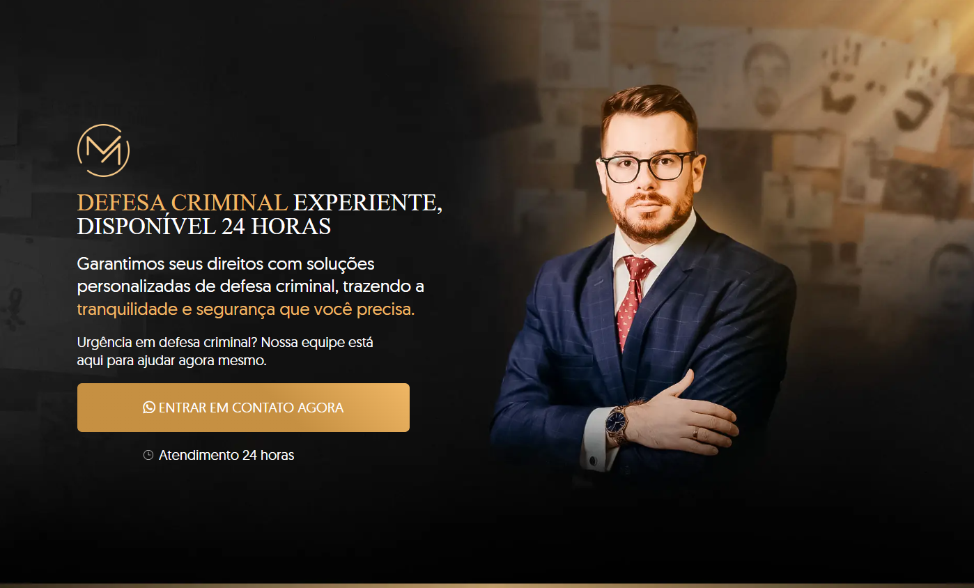 Print do site Maier Advocacia