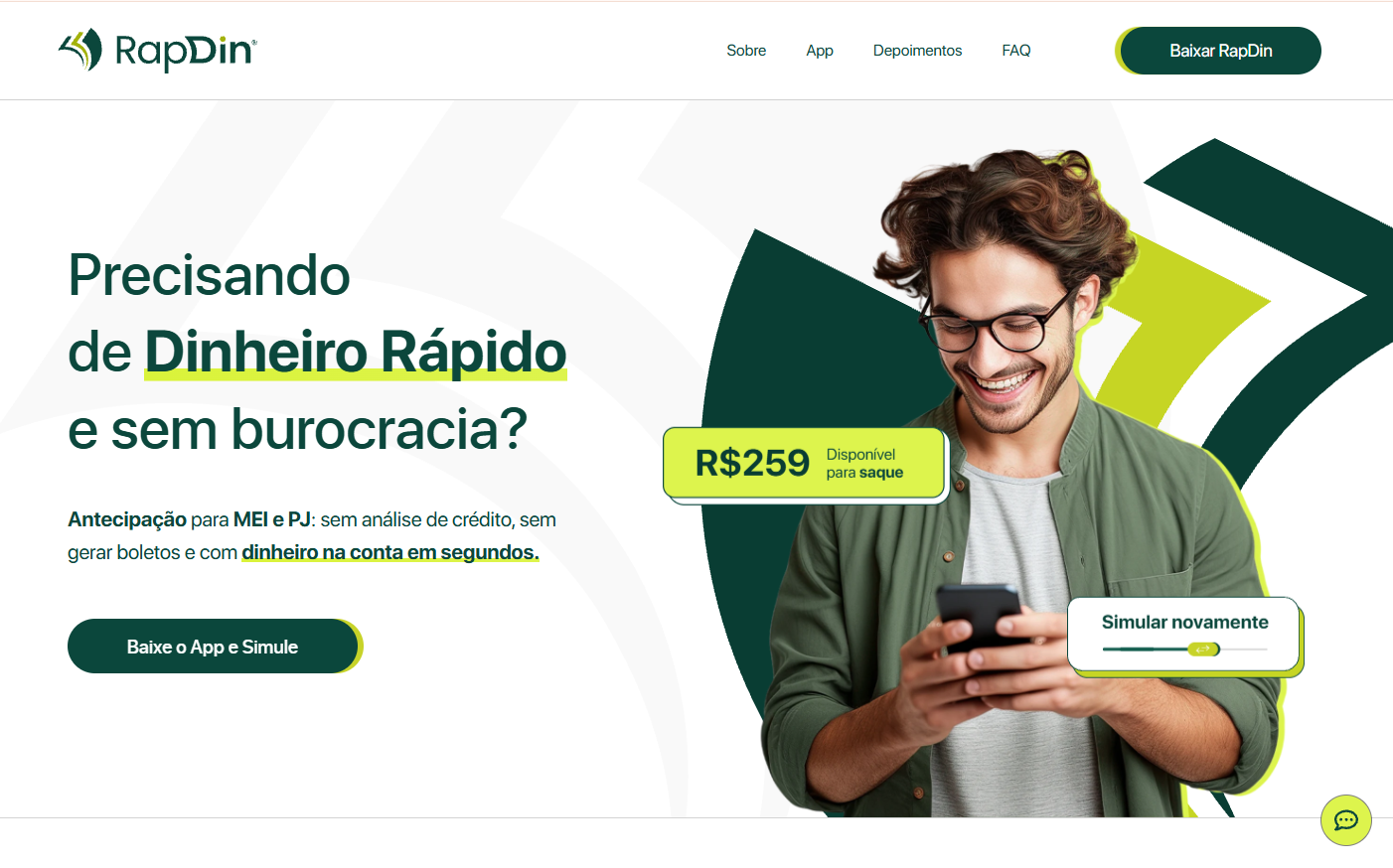 Print do site RapDin